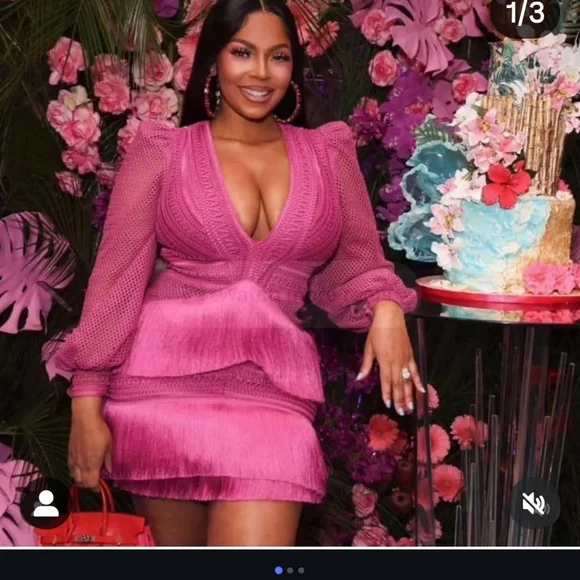 SOLD PatBO Long Sleeve Fringe Mini Dress - Picture 3 of 14